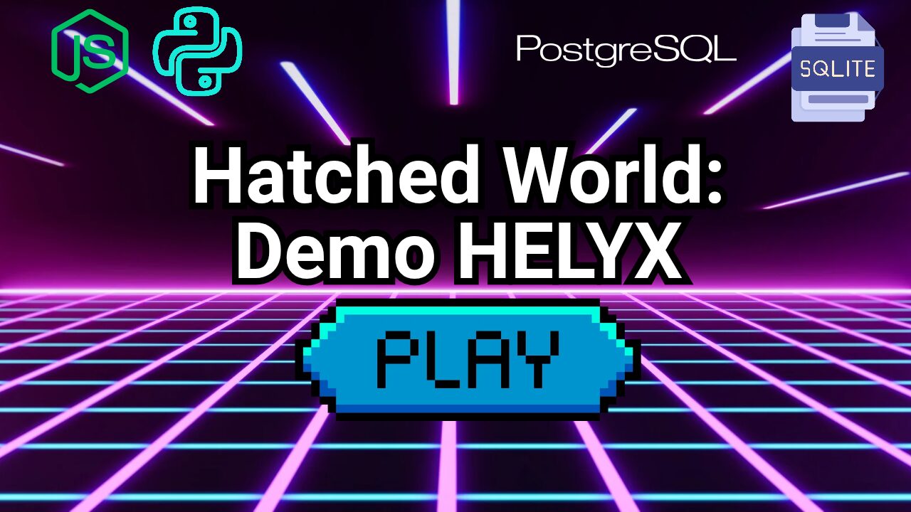 Hatched World, a digital pantheon, interactive Python demo, LLM powered, designed by Samantha Luck, portfoliod.digitalsaintssolutions.com